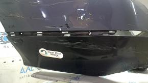 Bare rear bumper for Honda Accord 18-22 with parking sensors, graphite, dented, tears, cracks, broken fasteners