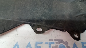Bare rear bumper for Honda Accord 18-22 with parking sensors, graphite, dented, tears, cracks, broken fasteners