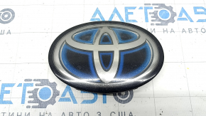 Toyota Camry v70 18-20 hybrid radiator grill emblem under radar, sand, cracks inside, chrome peeling
