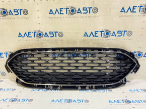 Radiator grill grill Ford Escape MK4 20-22 mesh black matt, with chrome