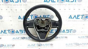 Naked steering wheel Toyota Camry v70 18-24 black leather, scratches