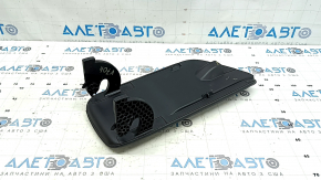 Armrest for Toyota Camry v70 18-24, black leather, brown stitching