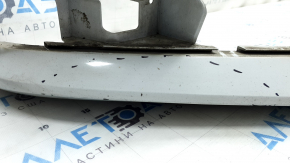 Bare front bumper for an Audi A4 B9 17-19 S-Line without washers, for 4 parking sensors, without a tow hook plug, graphite, broken fasteners, cracks, scratches