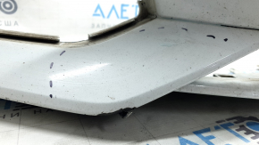 Bare front bumper for an Audi A4 B9 17-19 S-Line without washers, for 4 parking sensors, without a tow hook plug, graphite, broken fasteners, cracks, scratches