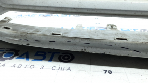 Bare front bumper for an Audi A4 B9 17-19 S-Line without washers, for 4 parking sensors, without a tow hook plug, graphite, broken fasteners, cracks, scratches