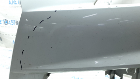 Bare front bumper for an Audi A4 B9 17-19 S-Line without washers, for 4 parking sensors, without a tow hook plug, graphite, broken fasteners, cracks, scratches