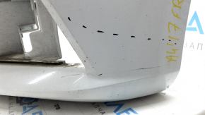 Bare front bumper for an Audi A4 B9 17-19 S-Line without washers, for 4 parking sensors, without a tow hook plug, graphite, broken fasteners, cracks, scratches