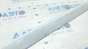 Right door sill molding for Audi A4 B9 17-19 S-Line, 195 cm, white, chips, worn