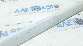 Right door sill molding for Audi A4 B9 17-19 S-Line, 195 cm, white, chips, worn
