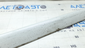 Right door sill molding for Audi A4 B9 17-19 S-Line, 195 cm, white, chips, worn