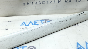 Right door sill molding for Audi A4 B9 17-19 S-Line, 195 cm, white, chips, worn