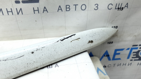 Right door sill molding for Audi A4 B9 17-19 S-Line, 195 cm, white, chips, worn