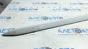 Left threshold molding for Audi A4 B9 17-19 S-Line, 195 cm, white, chips, worn