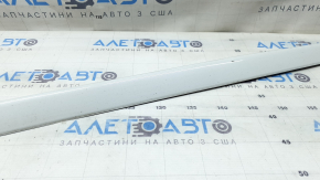 Left threshold molding for Audi A4 B9 17-19 S-Line, 195 cm, white, chips, worn