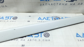 Left threshold molding for Audi A4 B9 17-19 S-Line, 195 cm, white, chips, worn
