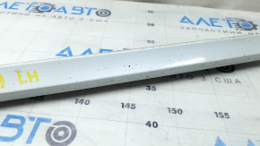 Left threshold molding for Audi A4 B9 17-19 S-Line, 195 cm, white, chips, worn