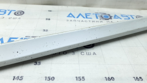 Left threshold molding for Audi A4 B9 17-19 S-Line, 195 cm, white, chips, worn