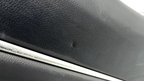 Door trim panel rear right Toyota Camry v70 18-18 black leather with black plastic insert, leather armrest