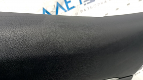 Door trim panel rear right Toyota Camry v70 18-18 black leather with black plastic insert, leather armrest