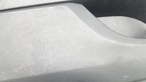 Door trim panel front left Toyota Camry v70 18-18 black leather with black plastic insert, leather armrest