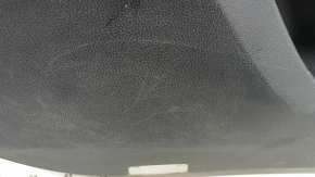 Door trim panel front left Toyota Camry v70 18-18 black leather with black plastic insert, leather armrest
