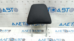 Toyota Camry v70 18-18 passenger seat headrest, black leather, brown stitching