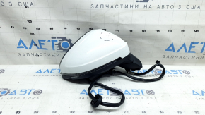 Right side mirror assembly for Audi A4 B9 17-19, 15 pins, graphite, turn signal, auto-dimming, memory, BSM, chip on mirror
