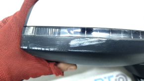 Right side mirror assembly for Audi A4 B9 17-19, 15 pins, graphite, turn signal, auto-dimming, memory, BSM, chip on mirror