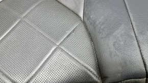Rear seat cushion, 2nd row, Toyota Camry v70 18-19, black leather, perforated, for cleaning