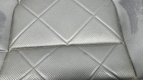 Rear seat cushion, 2nd row, Toyota Camry v70 18-19, black leather, perforated, for cleaning