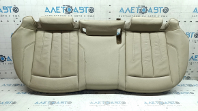 Rear seat cushion for Audi A4 B9 17-19, beige leather, heated, wrinkled, dry cleanable