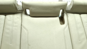 Rear seat cushion for Audi A4 B9 17-19, beige leather, heated, wrinkled, dry cleanable