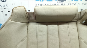 Rear seat cushion for Audi A4 B9 17-19, beige leather, heated, wrinkled, dry cleanable
