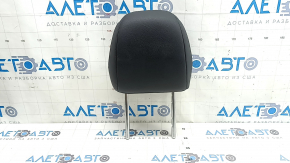 Driver's seat headrest for Toyota Camry v70 18-18, black leather, brown stitching
