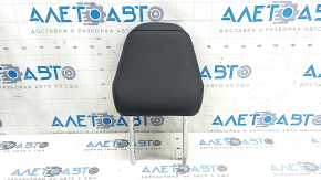 Driver's seat headrest for Toyota Camry v70 18-18, black leather, brown stitching