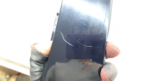 Audi A4 B9 17-25 front right side door trim, glossy black, worn