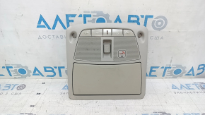 Infiniti Q50 14-17 front sunroof light with SOS button, gray, plastic faded