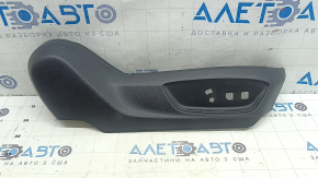 Black passenger seat control panel for Toyota Camry V70 18-24