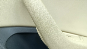 Door trim panel, rear right, Audi A4 B9 17-19, black, beige leather armrest, beige leather insert, Bang & Olufsen, for cleaning
