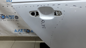 Bare rear right door Audi A4 B9 17-19 white LY9C, painted 0.3-0.35