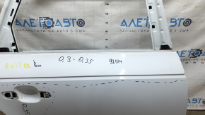 Bare rear right door Audi A4 B9 17-19 white LY9C, painted 0.3-0.35