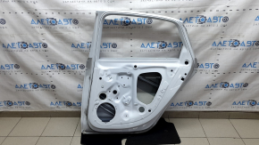 Bare rear right door Audi A4 B9 17-19 white LY9C, painted 0.3-0.35