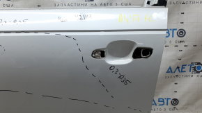 Bare front left door for Audi A4 B9 20-25 white LY9C, painted 0.3-0.35, dents