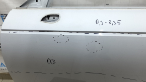 Bare front left door for Audi A4 B9 20-25 white LY9C, painted 0.3-0.35, dents
