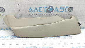 Right side bolster for the 2nd row of seats, Audi A4 B9 17-19, beige leather, ready to clean