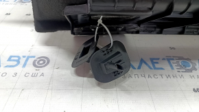 Right arch trim for Audi A4 B9 18-25, black, with cigarette lighter, broken fasteners