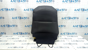 Toyota Camry v70 18-18 passenger seat back upholstery, black leather, perforation, brown stripe, heated
