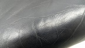 Toyota Camry v70 18-18 passenger seat back upholstery, black leather, perforation, brown stripe, heated, scratches