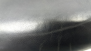 Toyota Camry v70 18-18 passenger seat back upholstery, black leather, perforation, brown stripe, heated, scratches