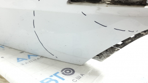 Bare rear bumper for Audi A4 B9 17-19 S-Line, for 4 parking sensors, with central mount, without plug, graphite, dents, scratches, broken mounts